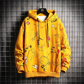 Fashion Letters & Cartoon Hoodie